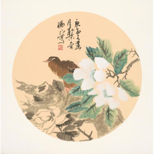 福良《牡丹小鸟》