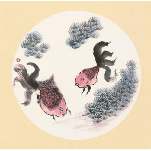 吕林（吕彩霞）《金鱼》