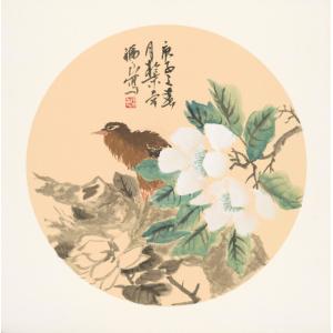 福良《牡丹小鸟》