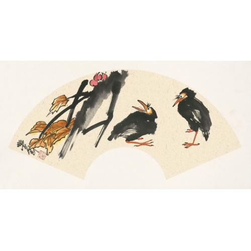 张学刚《两只八哥》