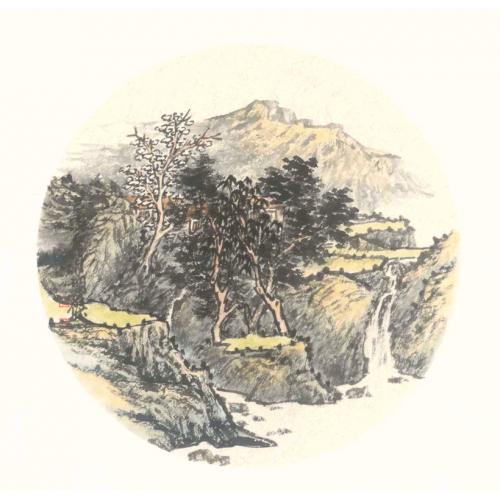 徐明杰《山水》