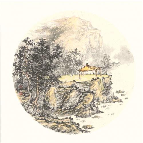 徐明杰《山水》
