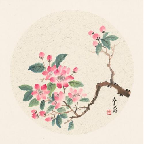 蔡春元《桃花》