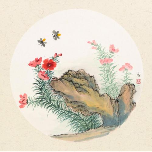 蔡春元《蜜蜂花小山》