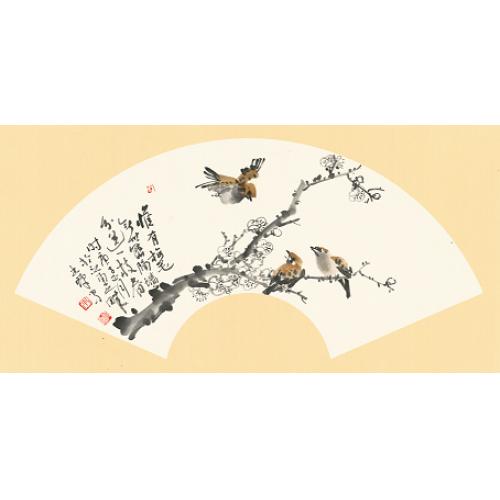 朱恒祺《唯有梅花无世态、隔墙分送一枝春》