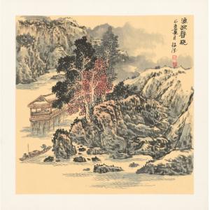 王绍德《渔歌春晓》