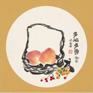 王淑芳《多福多寿》