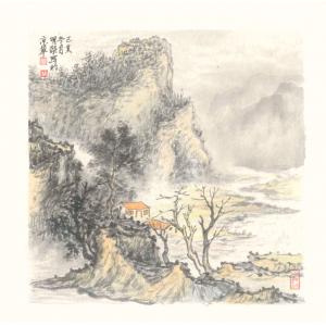 徐明杰《山水》