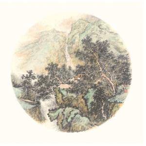 徐明杰《山水》