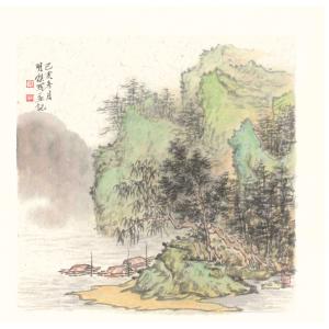 徐明杰《山水》