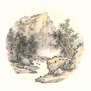 徐明杰《山水》