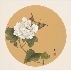 蔡春元《白花、蝴蝶》