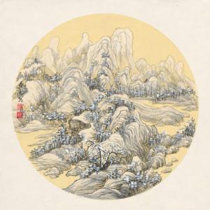 蔡春元《山水》