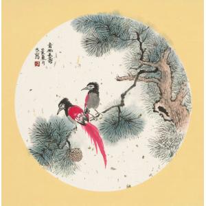蔡春元《青松长寿》