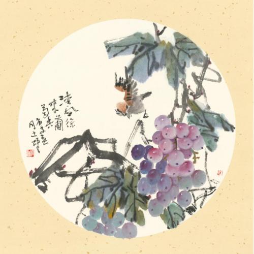 朱恒祺《清风徐来葡萄香》