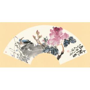 朱恒祺《小院春色》