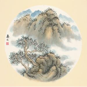 蔡春元《山水》