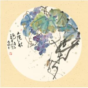 朱恒祺《小院秋色》