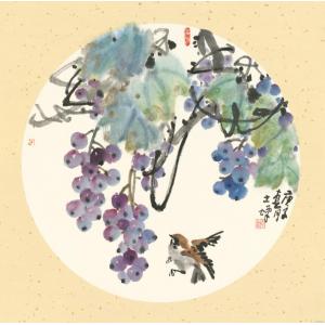 朱恒祺《葡萄麻雀》