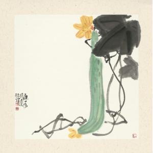 娄启成《丝瓜1》
