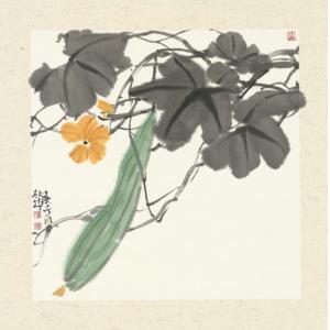 娄启成《丝瓜2》