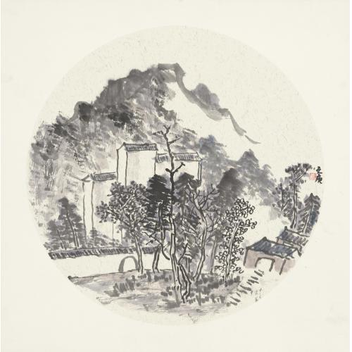 张荣耀《山水1》