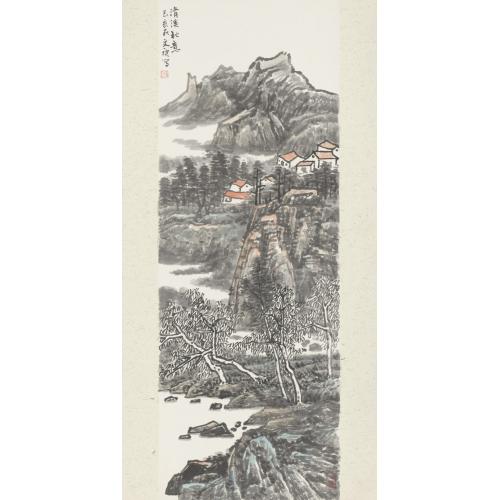 张荣耀《清溪秋意》