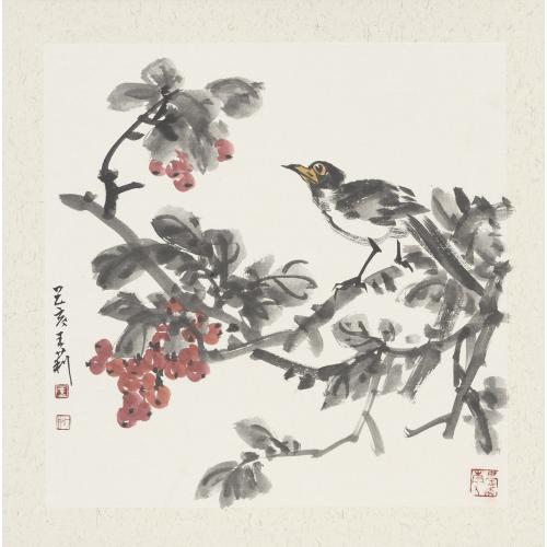 王莉《花鸟23》