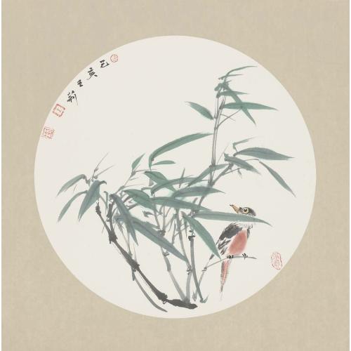 王莉《花鸟38》