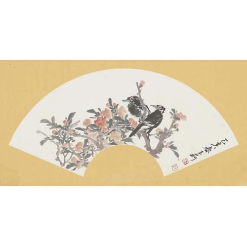 王莉《橘花两只小鸟》