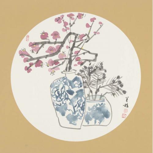 常美娟《青花瓷梅花》
