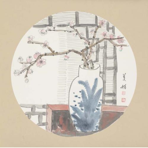 常美娟《青花瓷梅花》