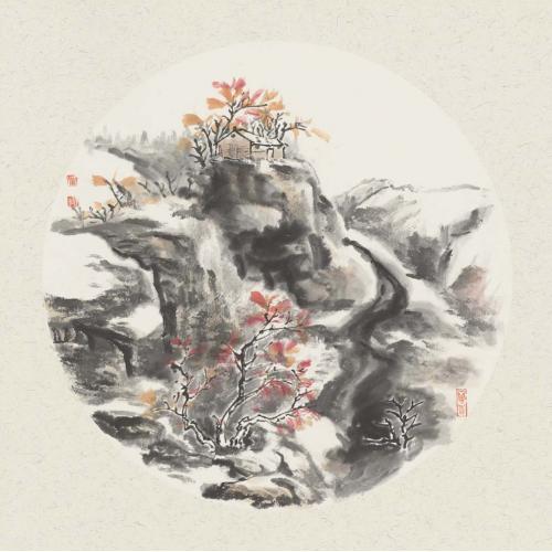 兰建华《山水》