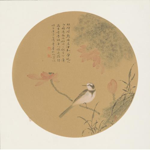 孔庆华《绿塘摇艳》