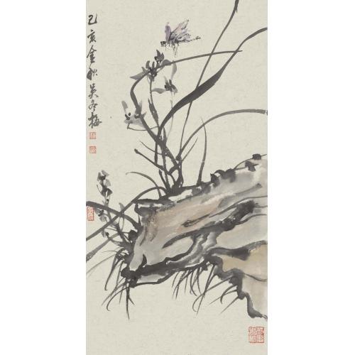 吴冬梅《兰花蜻蜓》