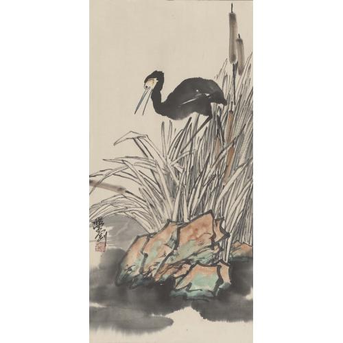张学刚《花鸟（水鸭）》