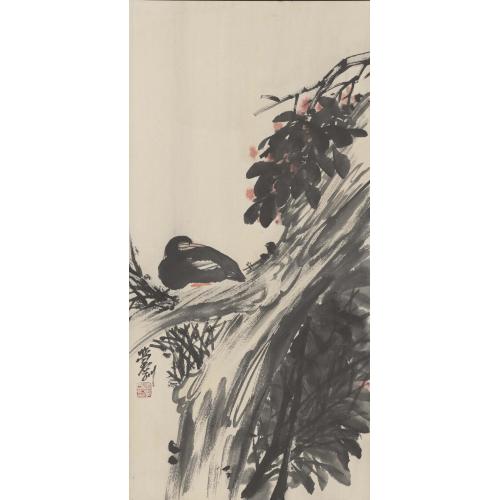 张学刚《花鸟（小鸟）》