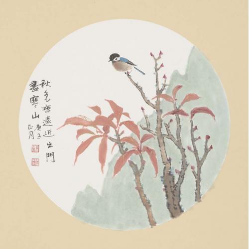 洪森《秋色无远近》