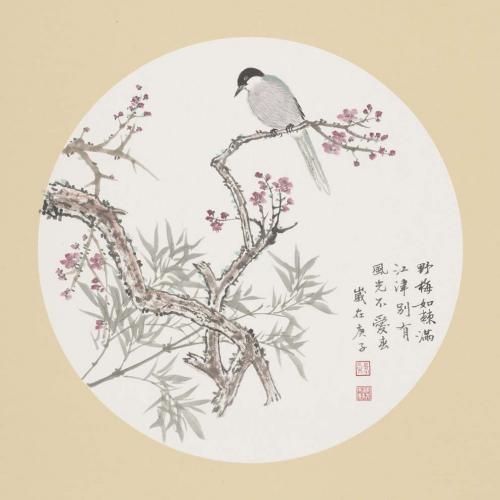 洪森《野梅如棘满江津别有风光不爱来》