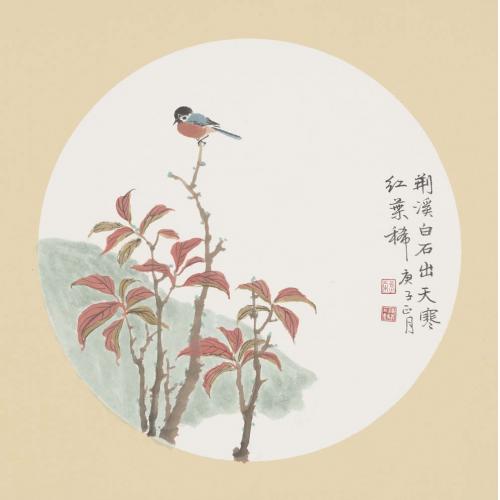 洪森《荆溪白石出天寒红叶稀》