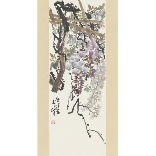 朱恒祺《紫藤之二》
