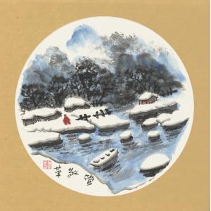 管敬革《冰雪山水1》