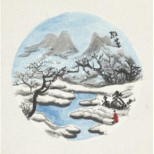 管敬革《冰雪山水4》