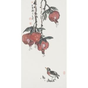 王莉《花鸟17》