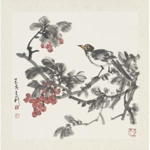 王莉《花鸟23》