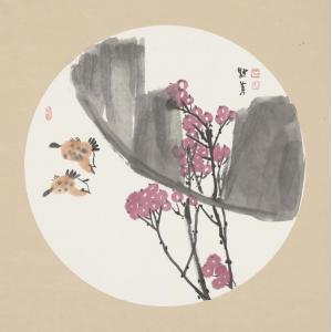 常美娟《紫花两只小麻雀》