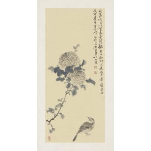 孔庆华《秋丛绕舍似陶家》