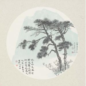 洪森《终日吟天风有时天籁止问渠》