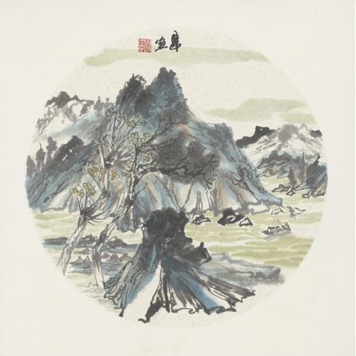 刘自中《山水13》