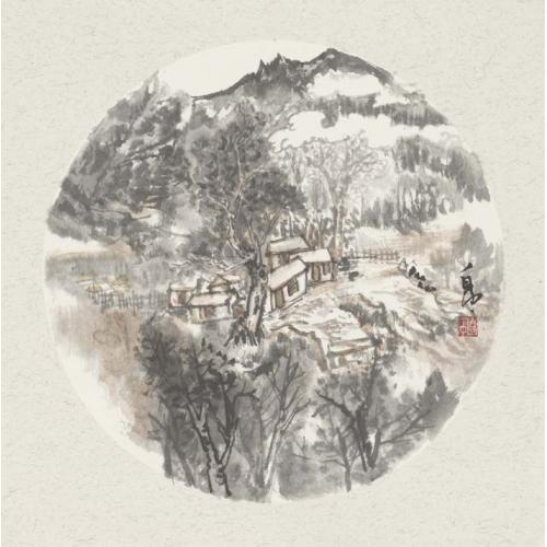 刘自中《山水15》